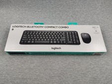 Logitech BLUETOOTH Black Compact Combo Wireless Keyboard & Mouse 920-013507 NEW picture