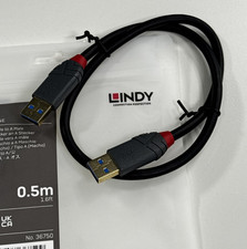 Lindy USB 3.2 Type A to A Cable (Anthra Line), 0.5m - 36750 picture
