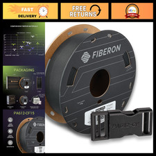High-Performance Carbon Fiber Nylon Filament 1.75mm, Black, 0.5kg - 3D Printing picture