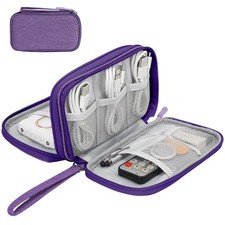 Skycase Electronic Organizer Travel Case - Waterproof Medium, Purple picture