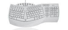 Perixx PERIBOARD-512W Ergonomic Split Keyboard White Wired Full-Size US Layout picture