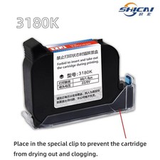 3pcs Quick Dry Replacement Red Cartridge for 12.7mm Handheld Inkjet Printer picture