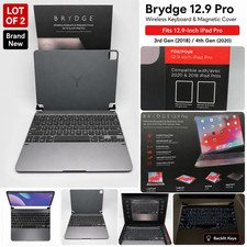 Lot of 2 Brydge Wireless Bluetooth Keyboard for iPad 12.9” Pro 3rd or 4th picture