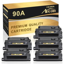 5PK Toner Compatible With HP 90A CE390A Laserjet Enterprise 600 M601 M602 M603 picture