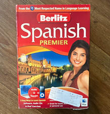 Berlitz Spanish Premier Language Learning Course Software CD w/ Audio CDs PC/Mac picture