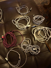 Set of 7 USB Cable Lot USB-A to Lightning picture