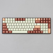 Tiramisu Theme Keycap Chocolate Color 129 Keys Cherry Profile PBT For MX  picture