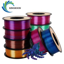 PLA Silk Rainbow Filament 3D Printer 1.75mm 1KG Printing Spools Multicolor 2.2LB picture