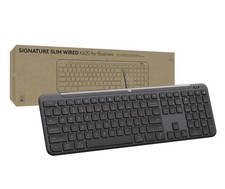 Logitech SIGNATURE SLIM WIRED K620 for Business Full-Size Keyboard USB-C NEW NIB picture