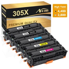 CE410X Toner Cartridge Set for HP 305X LaserJet Pro 400 Color M451nw M475dw LOT picture