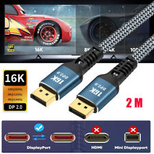6.6FT 16K DisplayPort2.0 Cable Displayport Cable for TV Gaming Monitor Laptop TV picture