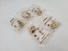 5PC Allen Tel AT34-09 Cat 3 4-Conductor Versatap Jack Module Ivory 6-Position picture