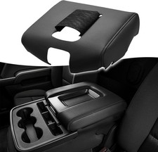 KBH Auto Center Console Jump Seat Console, Silverado Sierra 2014-2018, Black  picture