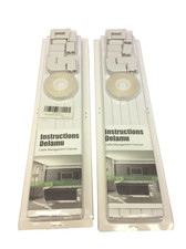 Two New Delamu Cable Concealers CC03 X0022MIB2T White 747100203947 picture