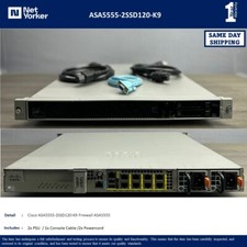 Cisco ASA5555-2SSD120-K9 Firewall ASA5555 - Same Day Shipping picture