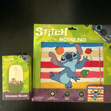 Disney Stitch Non-Slip Mouse Pad & USB Wireless Mouse Bundle picture