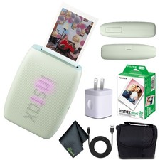 Fujifilm INSTAX MINI LINK 3 Smartphone Printer (Sage Green) + 20 Instant Film picture