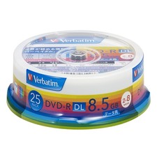 Mitsubishi Kagaku Media Verbatim DVD-R DL for Data 8.5GB 25 disc DHR85HP25V1 NEW picture