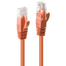 LINDY 0.3m Cat.6 U/UTP Network Cable, Orange 0.3m Orange picture