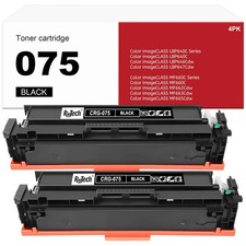 ** NEW Canon Toner | 075 / 075H | Black | With Chips | Compatible | 2-Pack picture