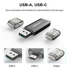 2 Pack Type C 32GB USB C Flash Drive Dual 2-in-1 Thumb Drive USB 3.0/3.1 Gen1 picture