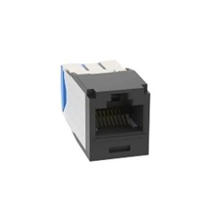 Panduit Cat6A Mini-Com Jack TX6A 10 GIG - CJ6X88TGBL - Black (LOT of 10) picture