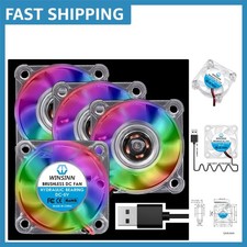 Low Noise 40mm RGB USB Fan Set - Ultimate Cooling Solution for DIY Projects picture