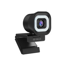 TOALLIN 4K UHD PDAF Webcam 5-level adjust Ring Light,USB Connection,Plug & play picture