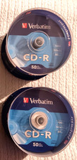 Verbatim CD-R 700MB 52x Speed 80 min Recordable Disc Lot of 2 Pack of 50 4152026 picture