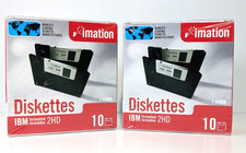 Two (2) New Sealed Boxes 10/Box Imation 3.5