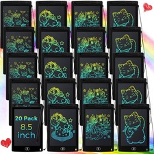 Zhehao 20 Pack 8.5 Inch LCD Writing Tablet Drawing Board,Black,Cute picture