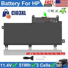 ✅LOT For HP ProBook 640 645 G2 650 655 G2 Battery CI03XL HSTNN-UB6Q 801554-001 picture