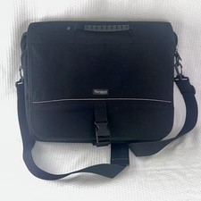 Targus Laptop Messenger Bag Black AC0145 Padded Briefcase Shoulder Case picture