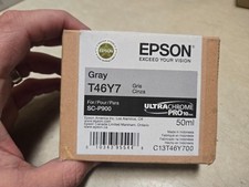 Epson T46Y7 Gray Ink Cartridge For SCP900 (2028)  Sealed in plastic GENUINE picture