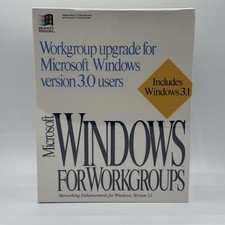 Microsoft Windows for Workgroups 3.1 3.5