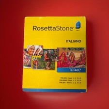 ROSETTA STONE Italiano Totale Levels 1-4 Italian Language NEW picture