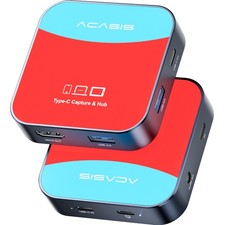 Acasis HDMI Video Capture Card 4K 30Hz Input & Loopout 1080P 60FPS for Streaming picture