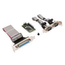 Mini PCIe Combo Serial Parallel Expansion Card 6Gbs 2 RS 232 Port 1 DP25 Pi EEPJ picture