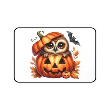 Owl Desk Mat AOP Spooky Halloween Owl Gothic Office Accessory picture
