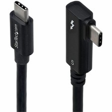 StarTech 2.6ft 80cm Right Angle Thunderbolt 5 Cable 80Gbps/120Gbps 240W PD 8K picture