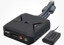 IOGEAR 2-Port Usb DisplayPort Cable  KVM Switch Model GCS52DP- OPEN BOX picture