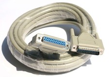 25FT DB25 25-Pin Male-Female M/F Parallel Serial Extension Cable DB25M DB25F picture