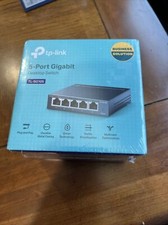 TP-LINK Technologies  TL-SG105 5 Port Gigabit 10/100/1000Mbps Switch New Sealed picture