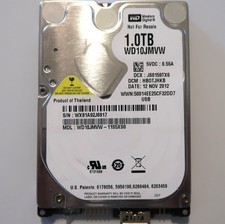 Western Digital WD10JMVW-11S5XS0 HB0TJHKB (WX81) Thailand 1.0TB USB HDD NOV/2012 picture