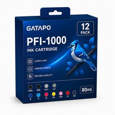 PFI 1000 Ink Cartridge 12 Color Pack, Work for ImagePROGRAF PRO-1000 Printer picture