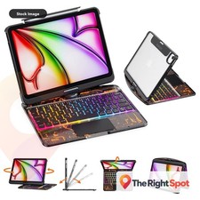Kitone GUSGU Rotate Magic Keyboard iPad Air 13 Pro 12.9 RGB Backlit Trackpad 360 picture