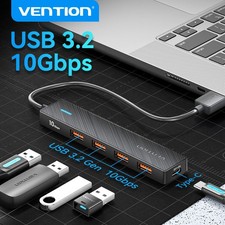 USB 3.0 10Gbps Hub 4 Port  Multi Splitter Adapter For Laptop Xiaomi Macbook PC picture