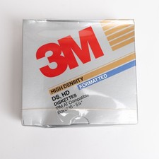 New 3M 5.25 DS/HD Floppy Disks. 5 1/4 Diskettes. High Density IBM AT Compatible picture