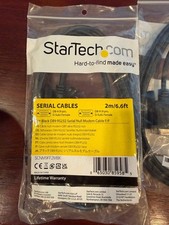 Lot of Four New in Box - StarTech Serial Cables DB9 RS232 2 Meters picture