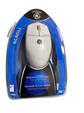 GE Scroll Mouse Wired PS2 for Microsoft Windows 95,Win 98,2000,XP ~ VINTAGE picture